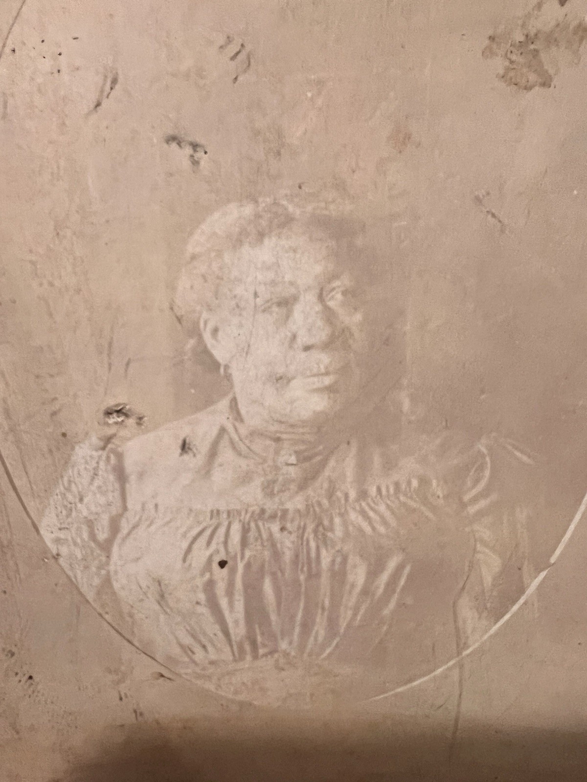 Antique African American Original Photo Cabinet Card Older Woman c. 1880- I’D