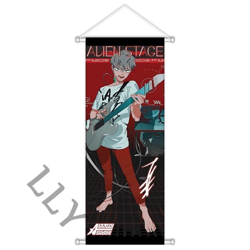 Art Poster Home Roll-up Painting Alien Stage Till Cosplay Scroll Otaku Gift B