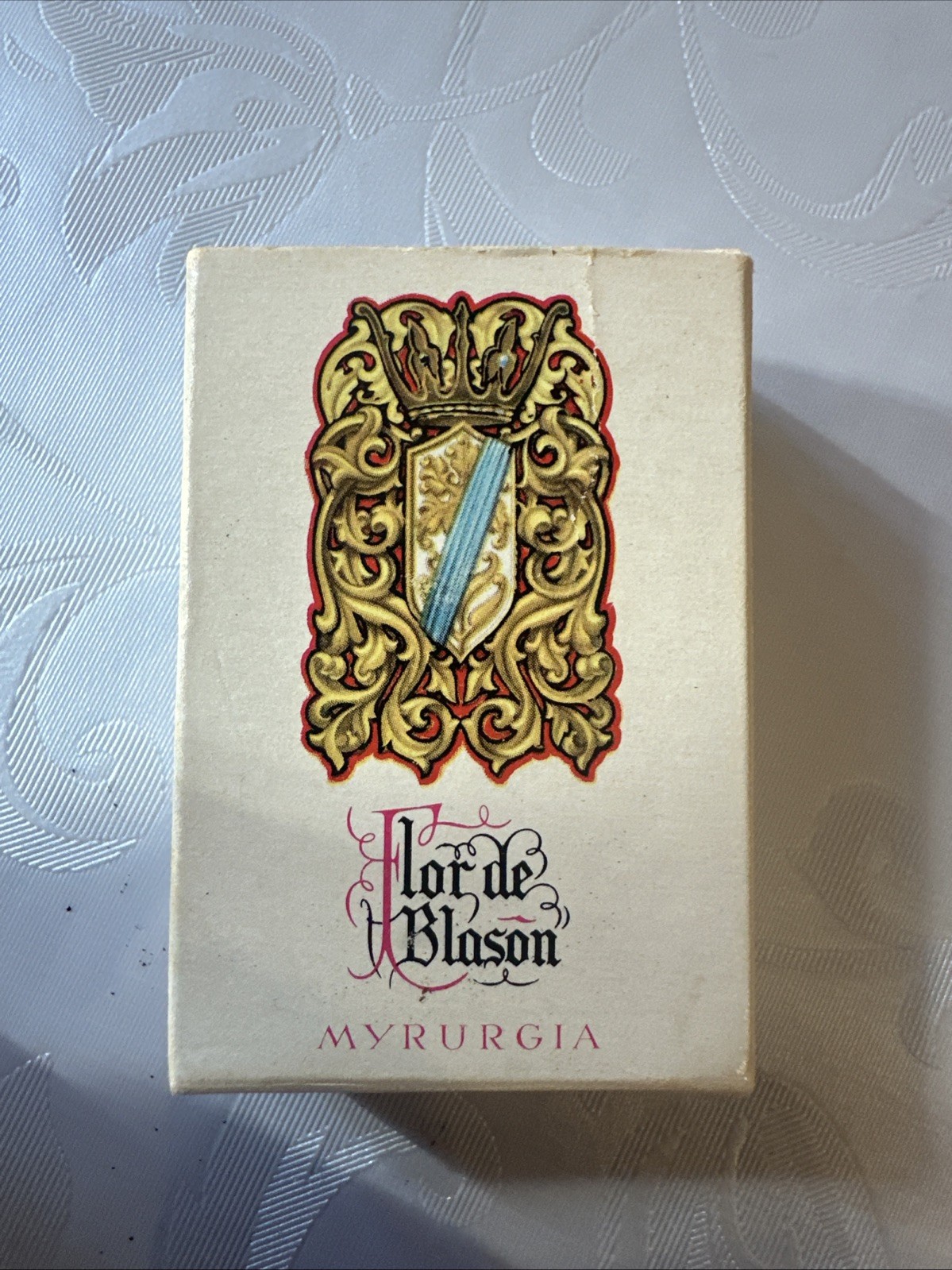 VTG Myrurgia Flor De Blason Cologne Barcelona Spain With Original Box Mini