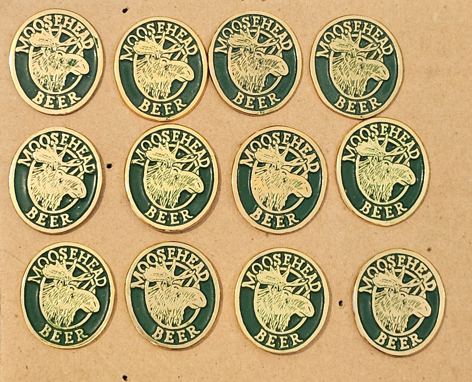 Moosehead Beer Green Enamel Pin Moosehead Beer Green Enamel Pin