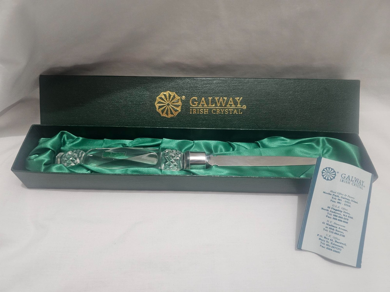 Vintage Galway Irish Crystal 10\