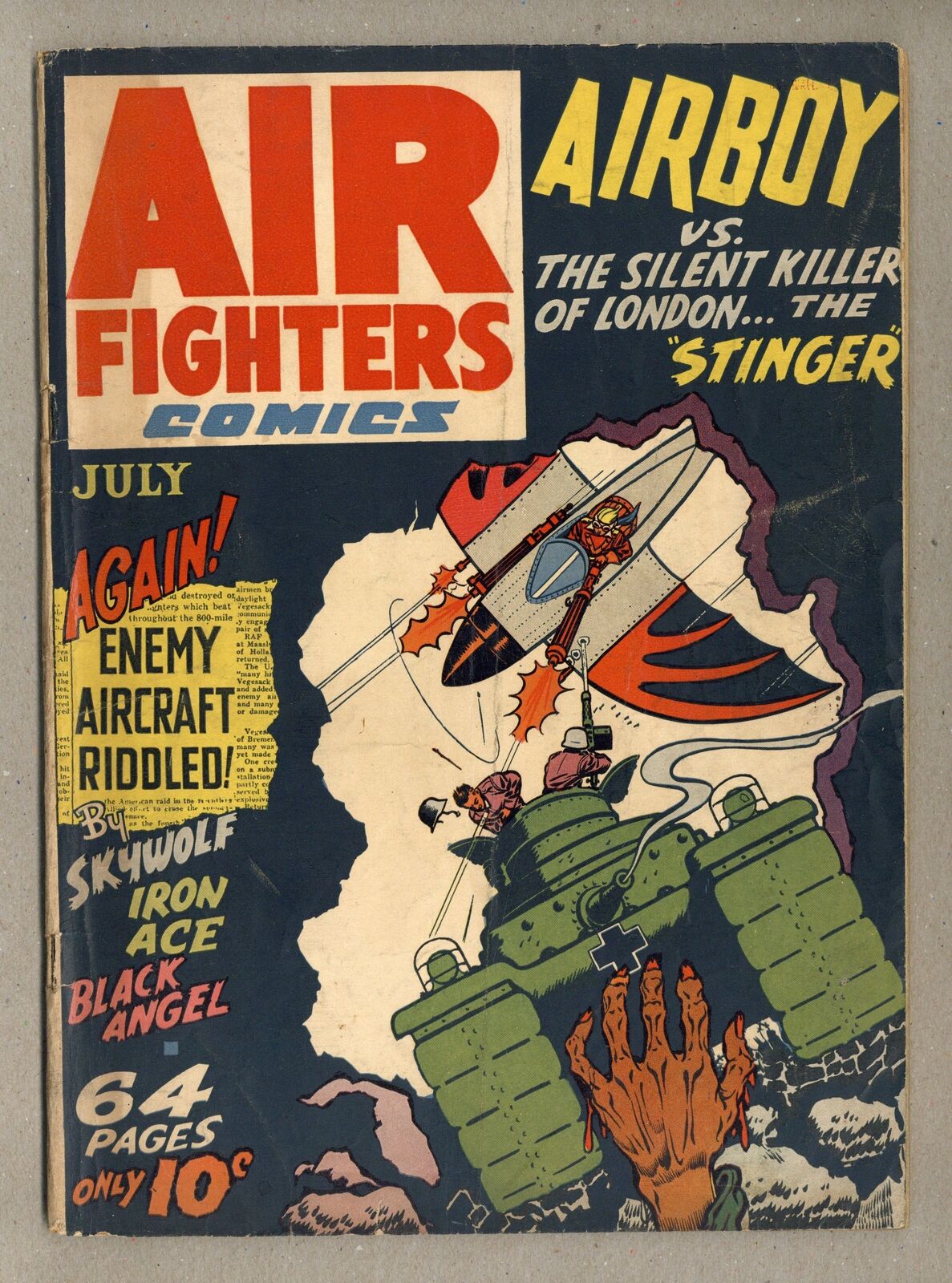Air Fighters Comics Vol. 1 #10 PR 0.5 1943
