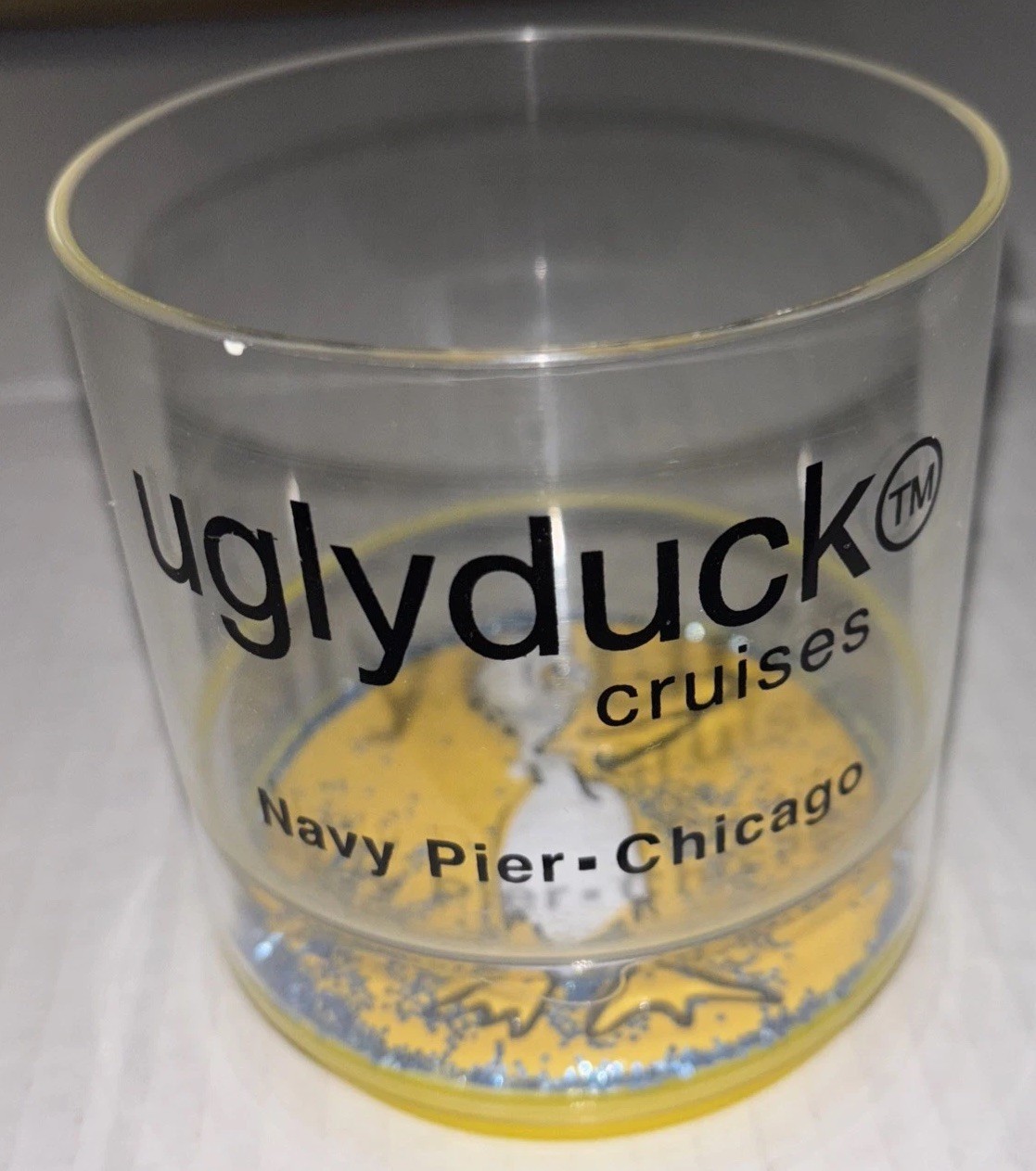 Navy Pier Chicago Souvenir Cup Ugly Duck Cruises Promo Howw Co USA made Navy Pier Chicago Souvenir Cup Ugly Duck Cruises Promo Howw Co USA made