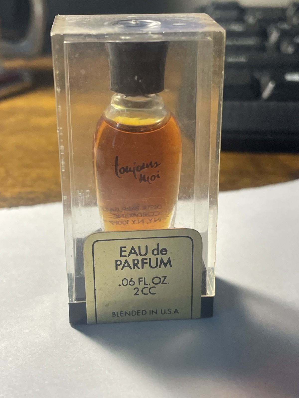 VTG 1960’s EAU De Parfum Torjours Moi .06 Fl.oz. By Corday NIB RARE