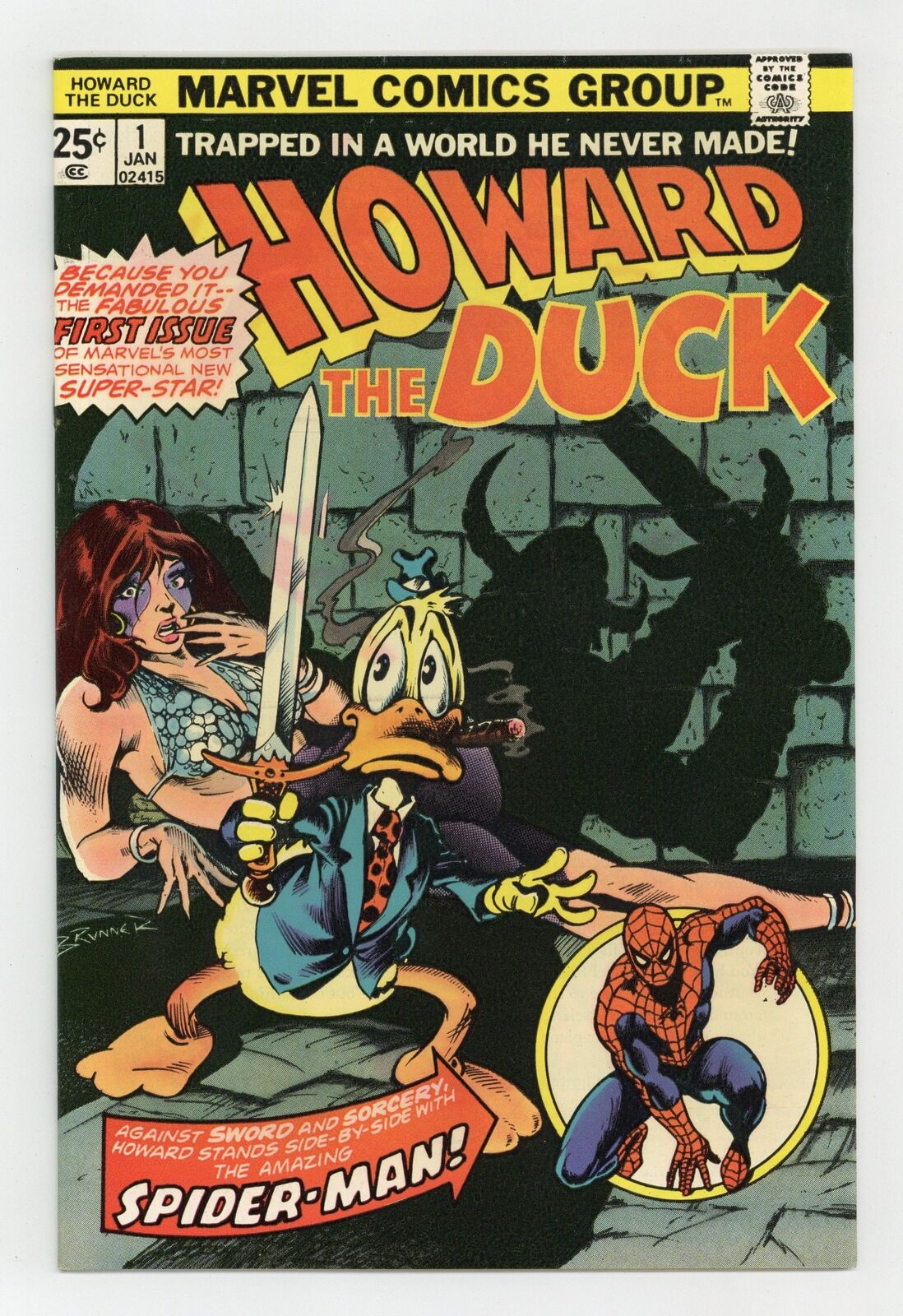 Howard the Duck #1 NM 9.4 1976