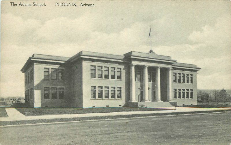 Adams School Phoenix Arizona C-1910 Postcard 12036 Adams School Phoenix Arizona C-1910 Postcard 12036