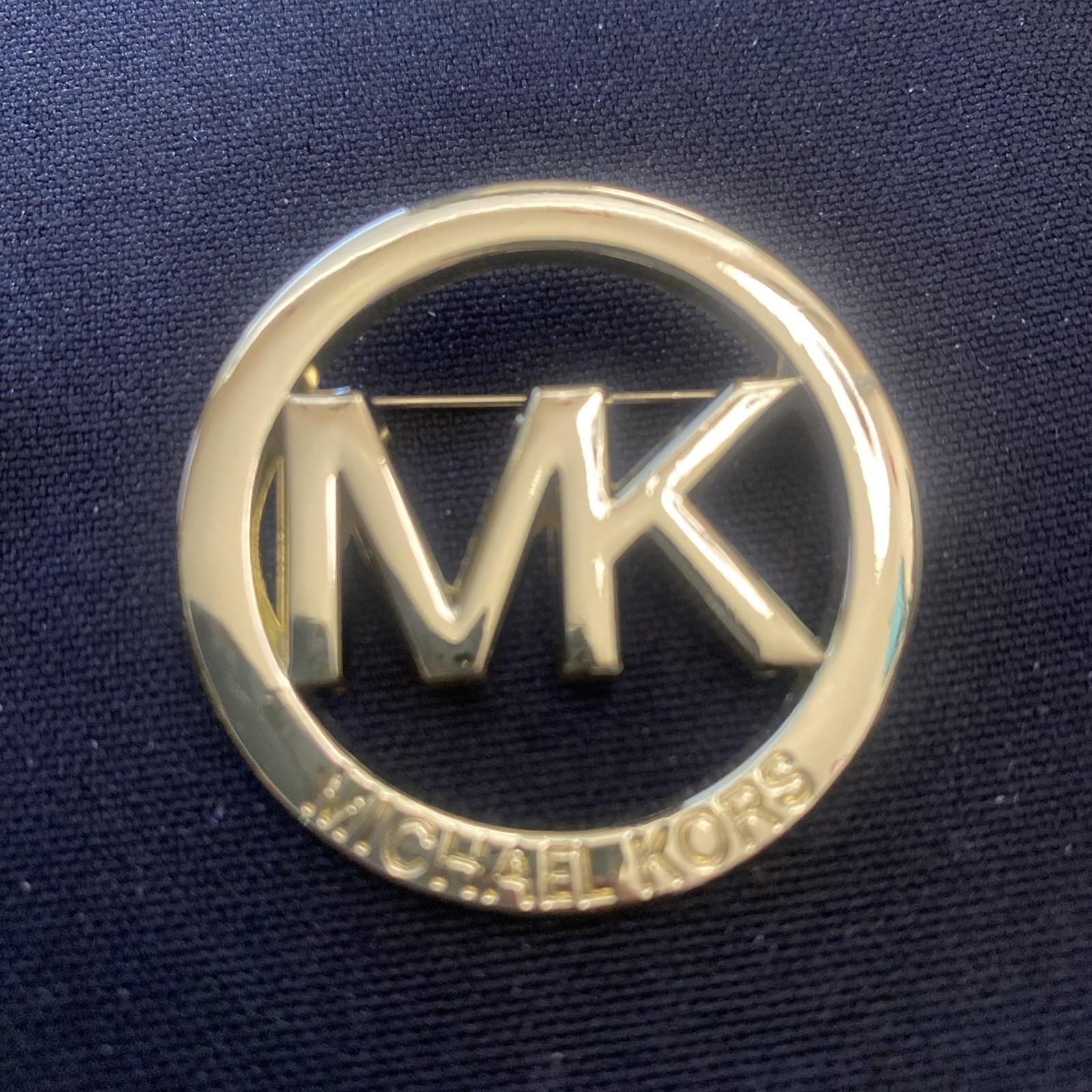 Michael Kors Gold Tone Brooch Pin