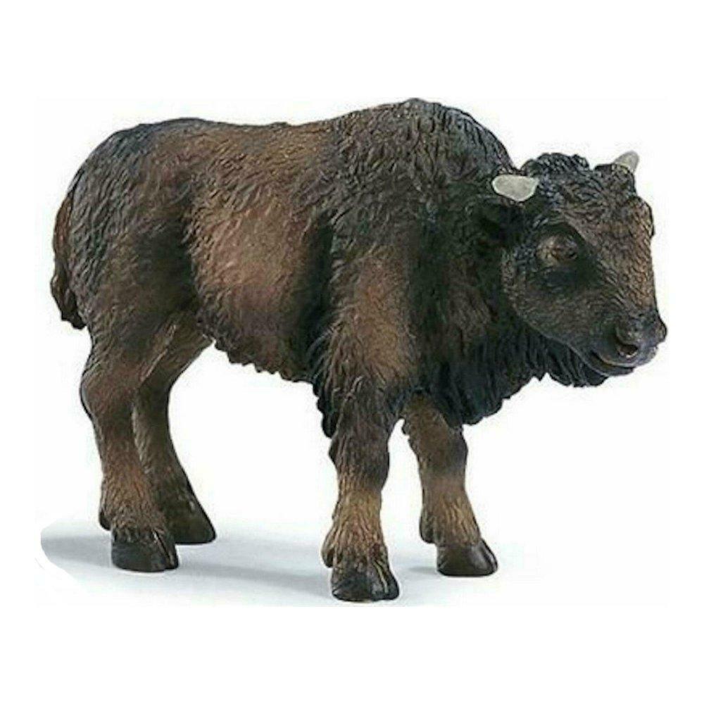 NEW Schleich 14350 American Bison Calf rare RETIRED Figure animal replica toy