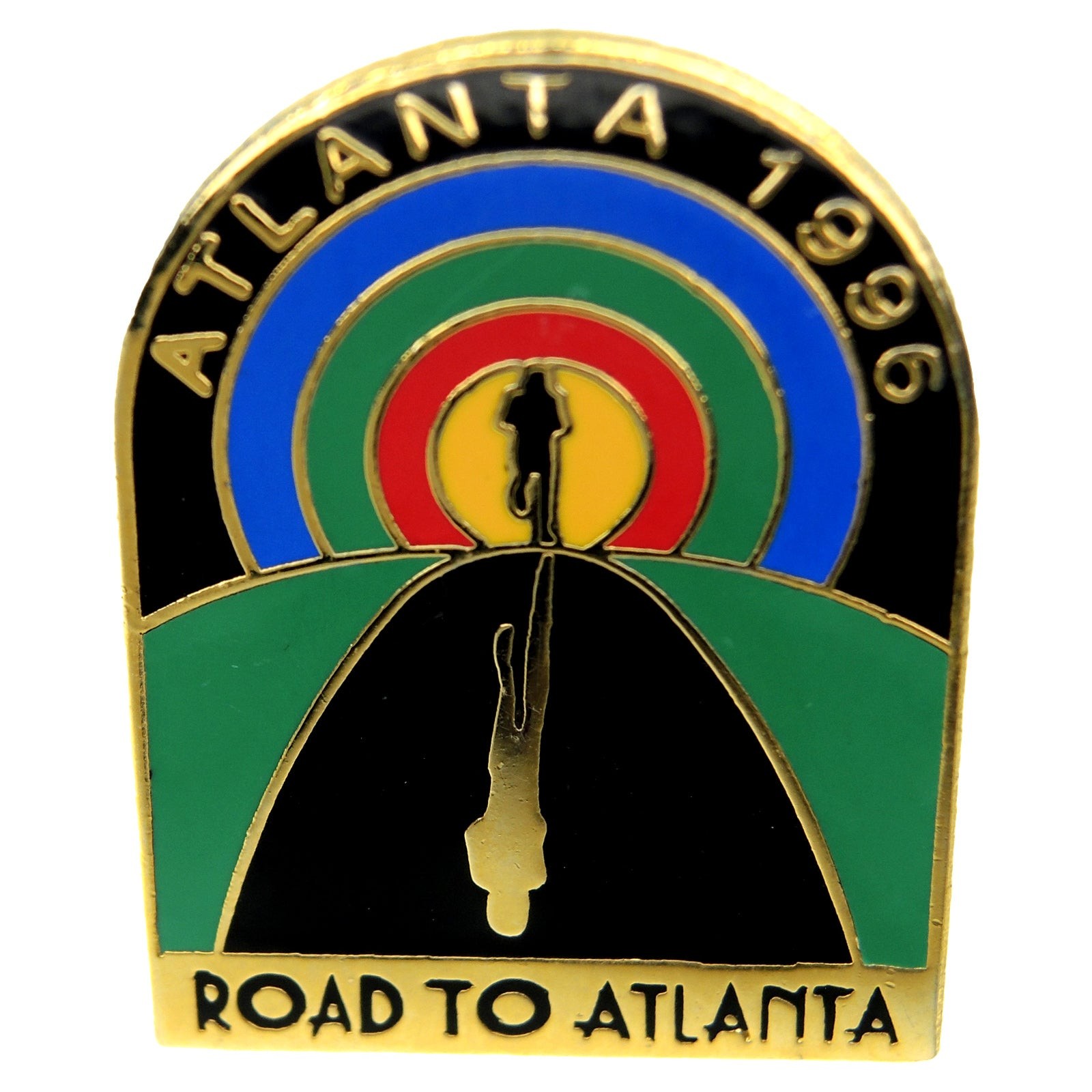 Atlanta 1996 Summer Olympic Games Running Road to Atlanta Lapel Pin