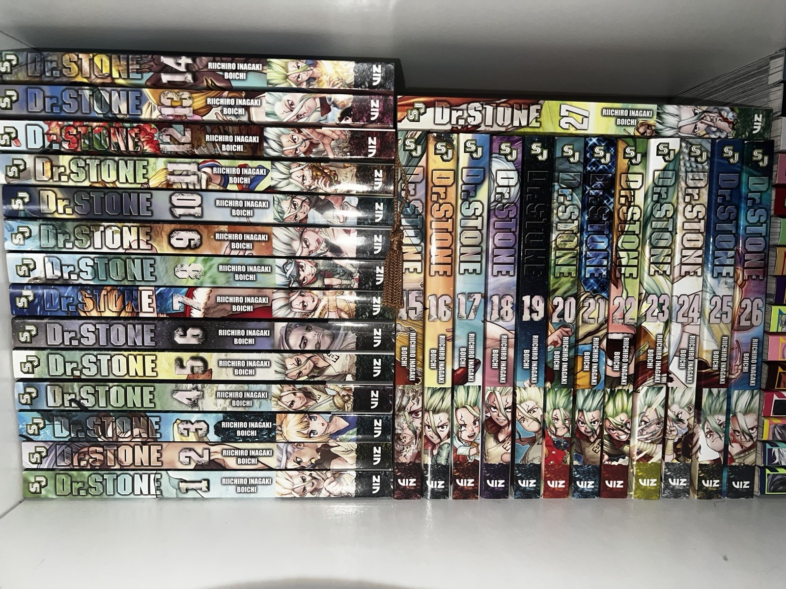 Dr Stone Manga Series Volumes 1-27 English Version Complete Set Comic Manga