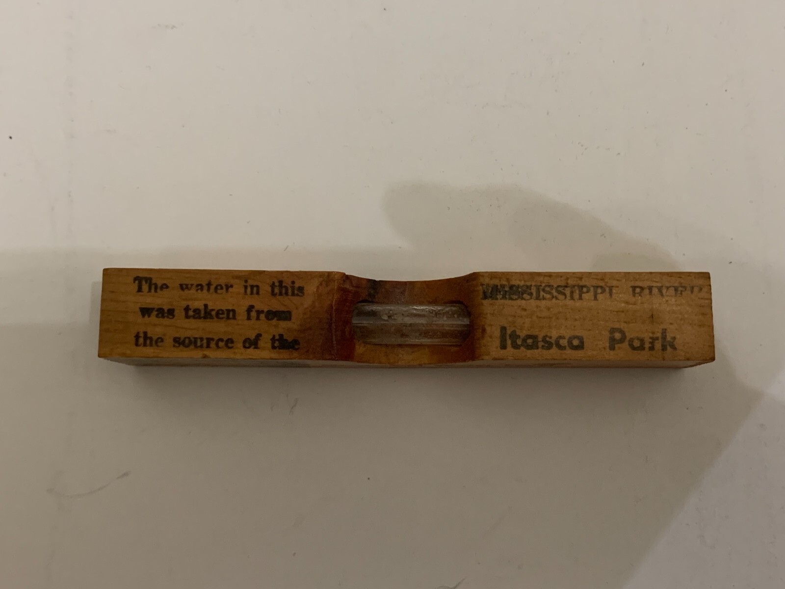 Vintage Itasca State Park Minnesota Mississippi Water Level Souvenir