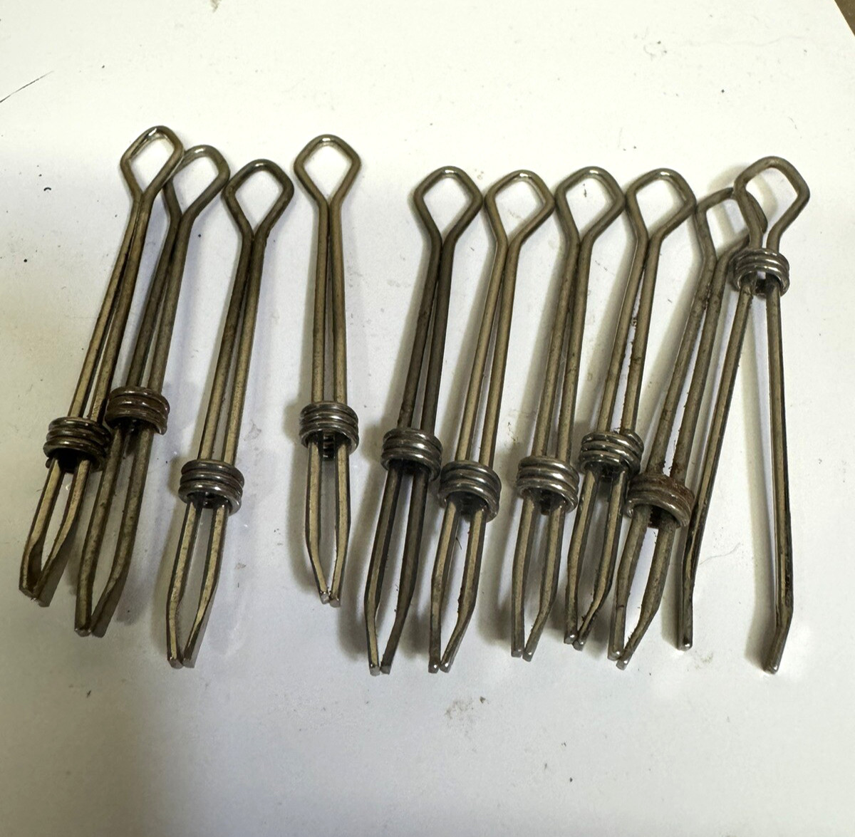 Vintage/Unused Lot of 30 Roach Clips Hippi Days 1970's Some Have Rust