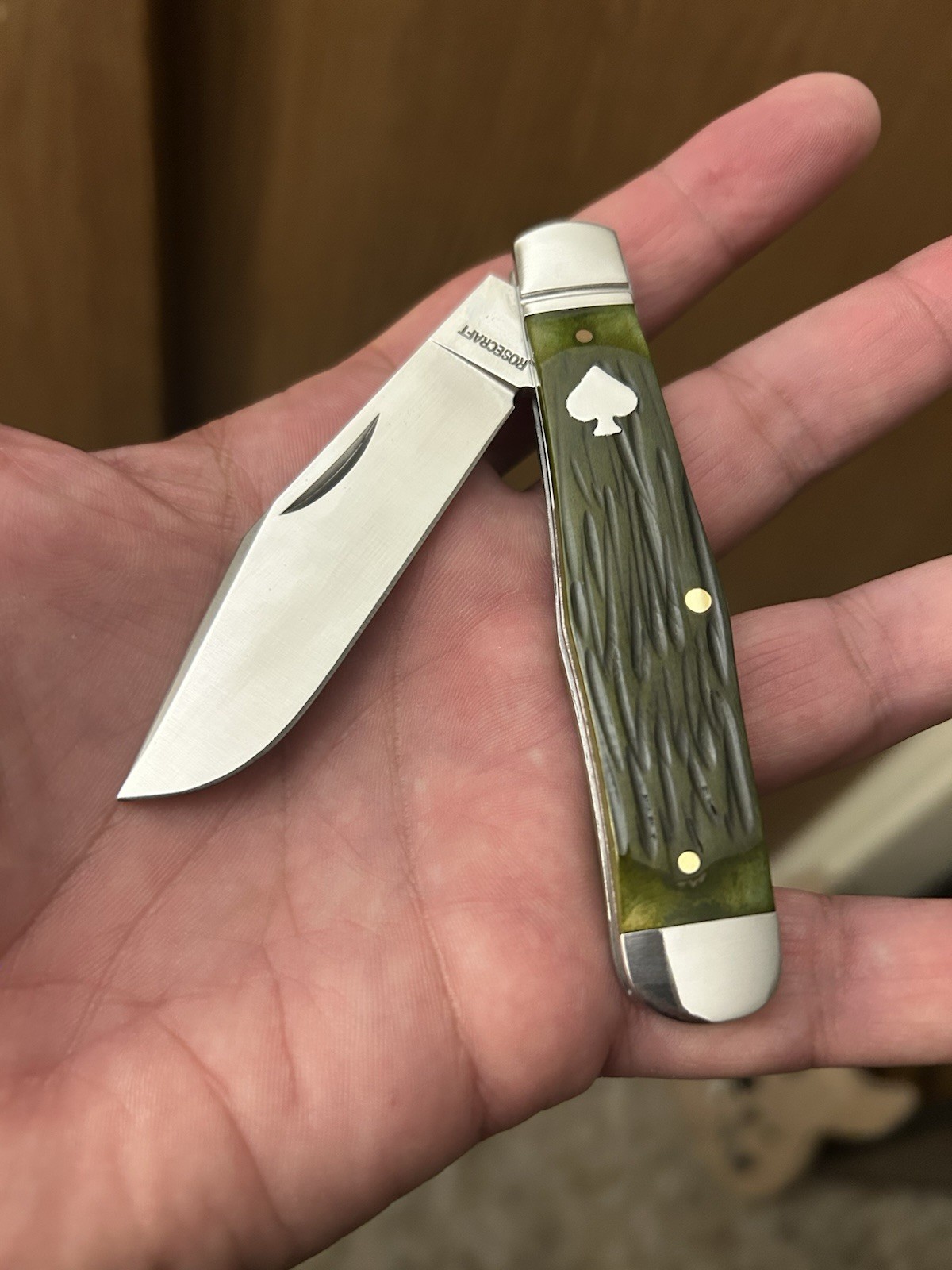 Rosecraft Blades Cumberland River Coke Bottle Vintage Slipjoint Pocket Knife New