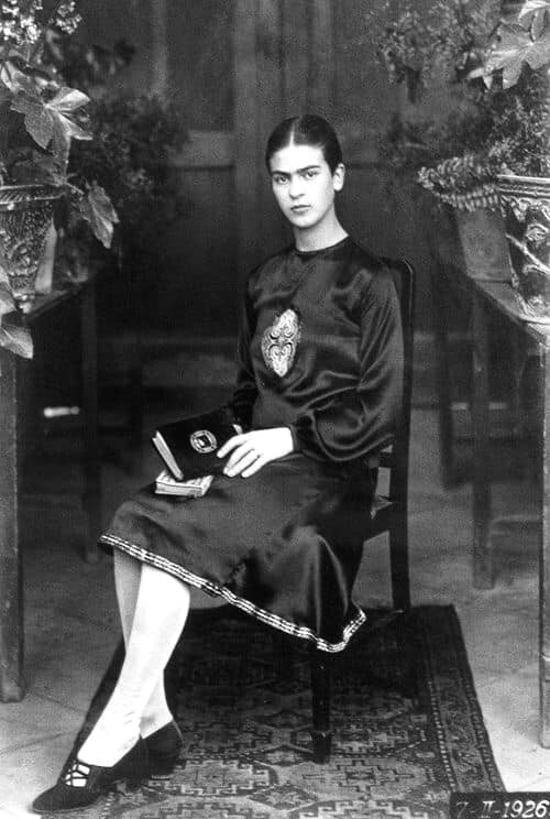 1926 Portrait of Mexican Artist Frida Kahlo age 18 Classic Picture Photo 8x10