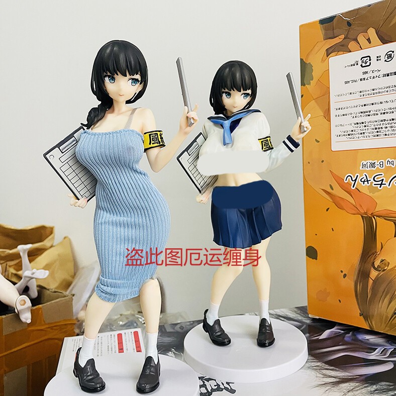 1pc Sexy Girl Anime Figure Toy Statue illustration Girl 1figure 2suits 10in New