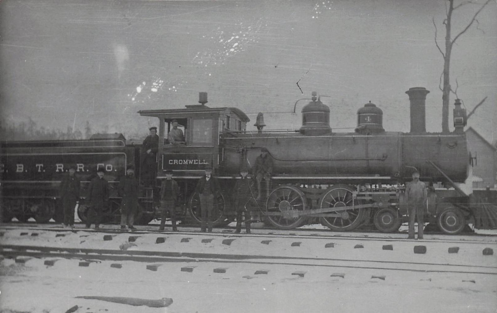 RPPC East Broad Top Railroad Cromwell Train Photo Postcard I37