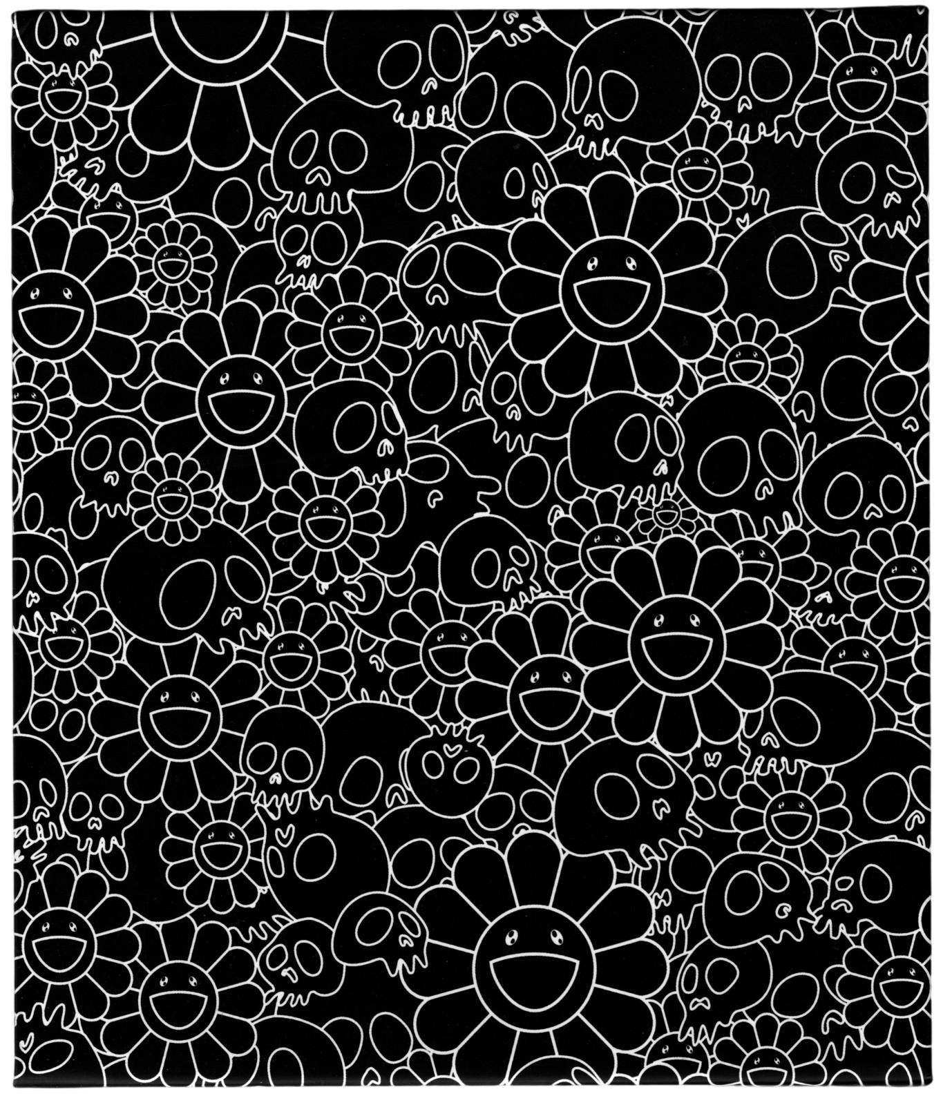 Takashi Murakami x Stance Black Skulls & Flower Complexcon Collectible Box Takashi Murakami x Stance Black Skulls & Flower Complexcon Collectible Box