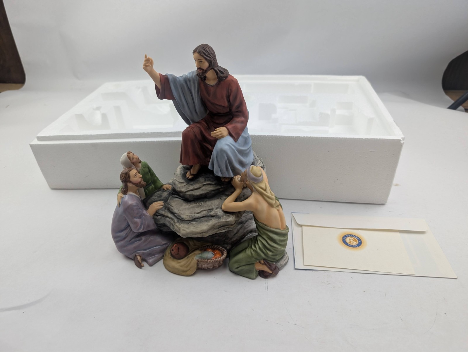Franklin Mint Sermon On The Mount Sculpture