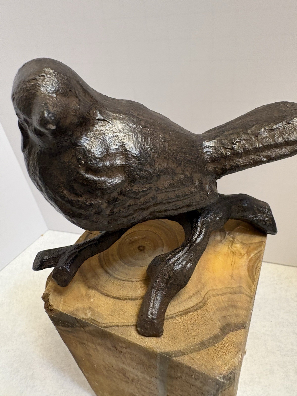 Bird Cast Iron Out On A Limb