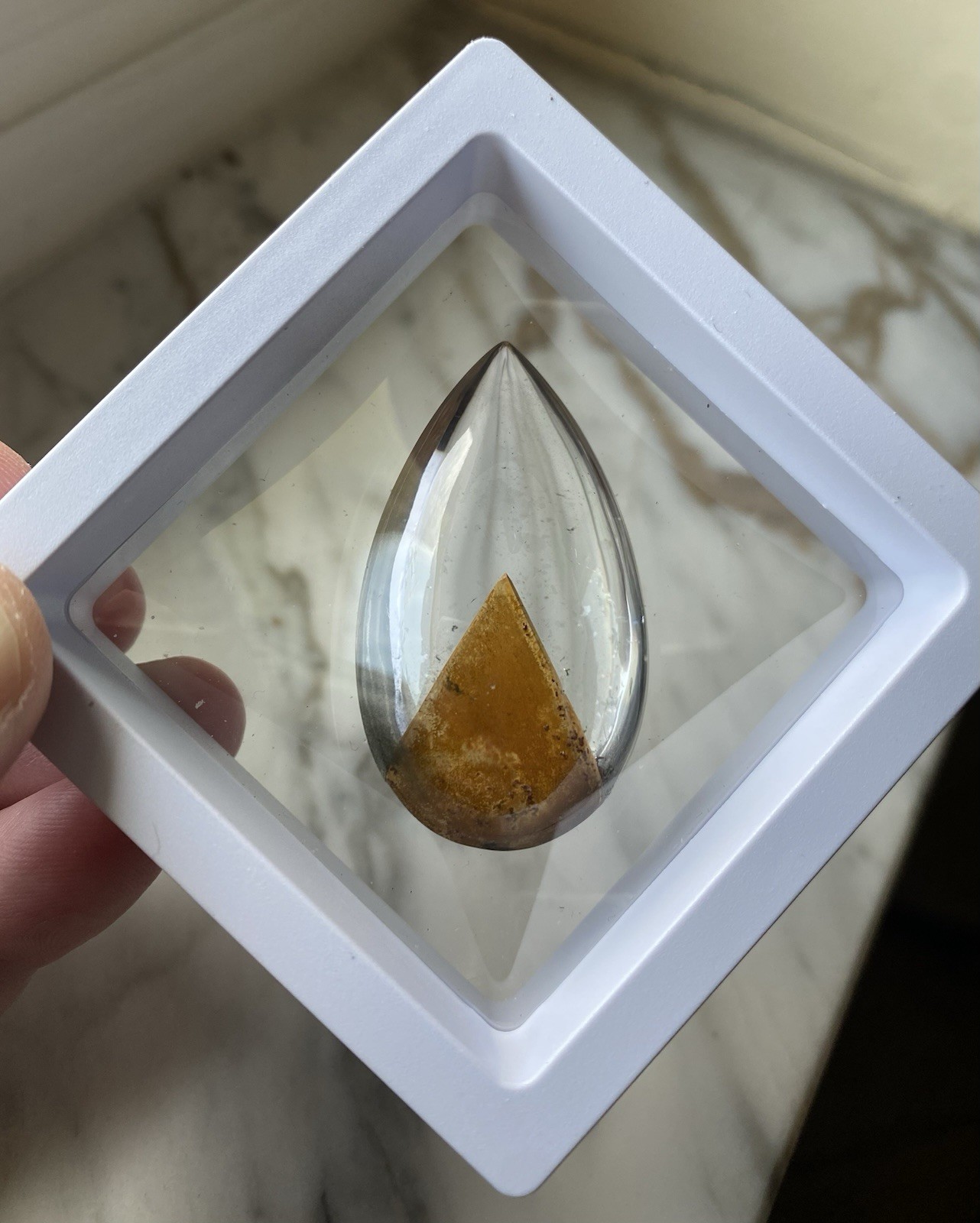 SUPER RARE Calcite inclusion Quartz, Collector’s Specimen 127.6 carats