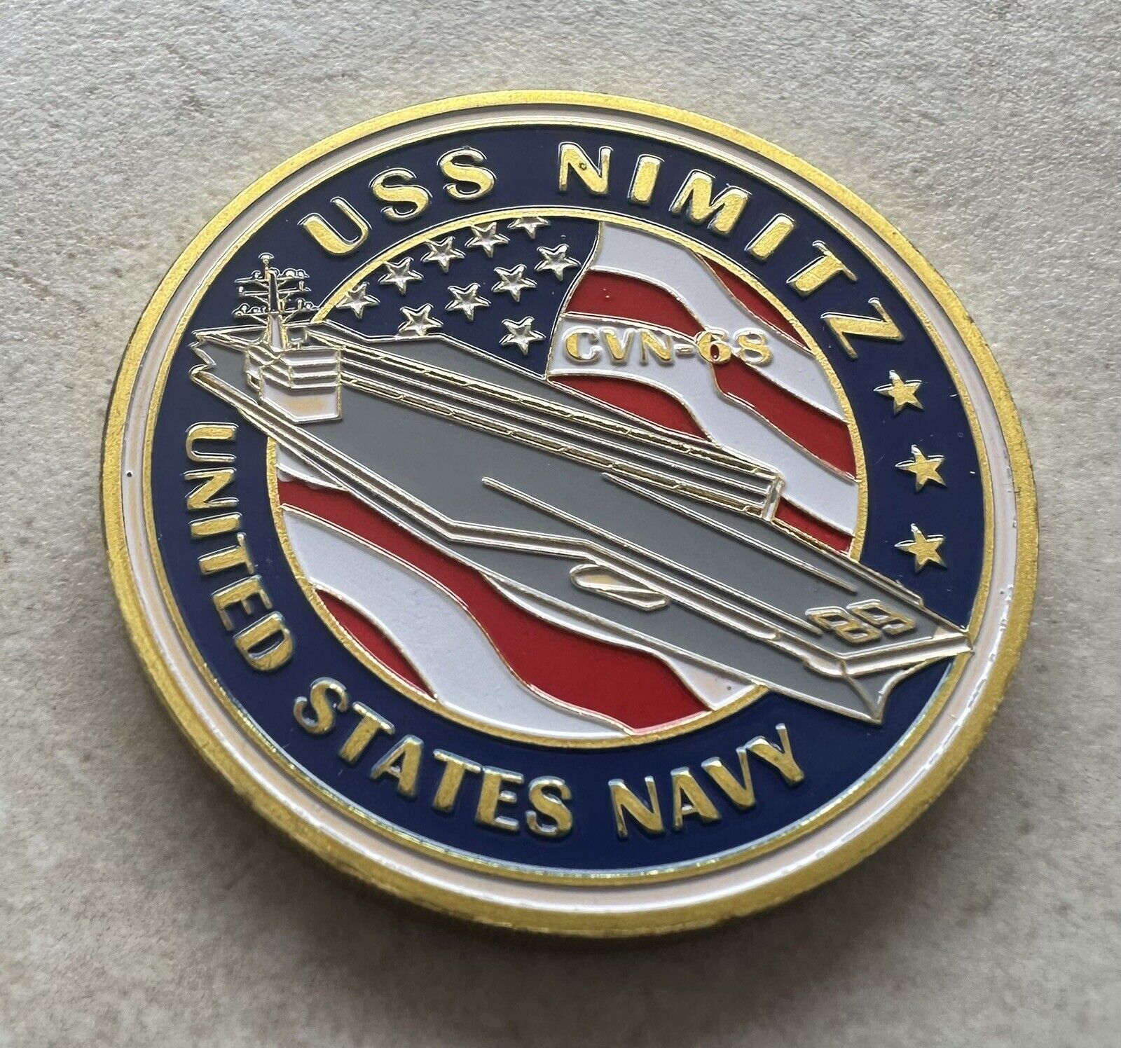 US NAVY - USS NIMITZ CVN-68 Challenge Coin