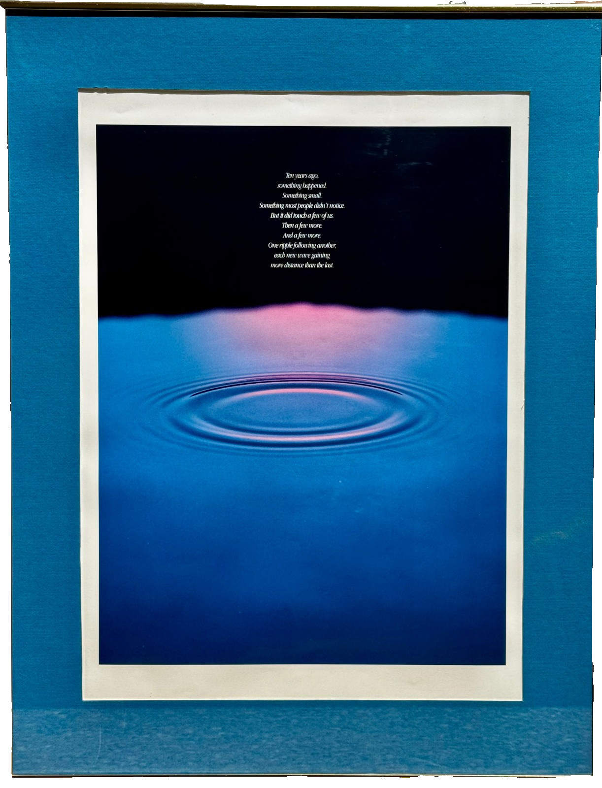 Apple Computer 10 Years Ago Poster & First Ten Years of a Vision Book - 1987