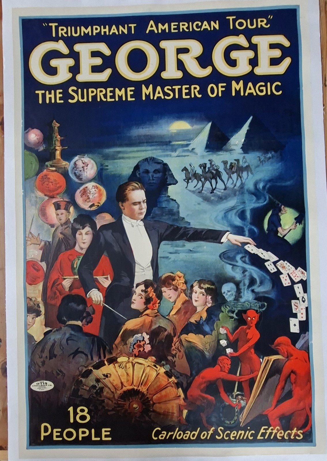 Magic Poster: George, Magic Poster, Circus, Freakshow 