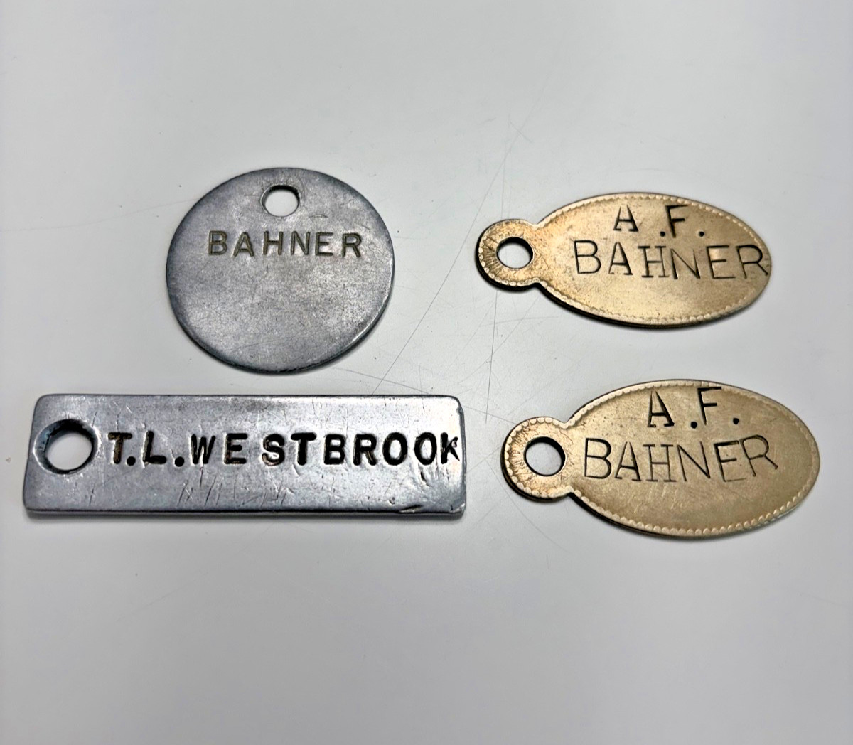 Vintage Prison Inmate Property / Laundry / Chit Tag Lot