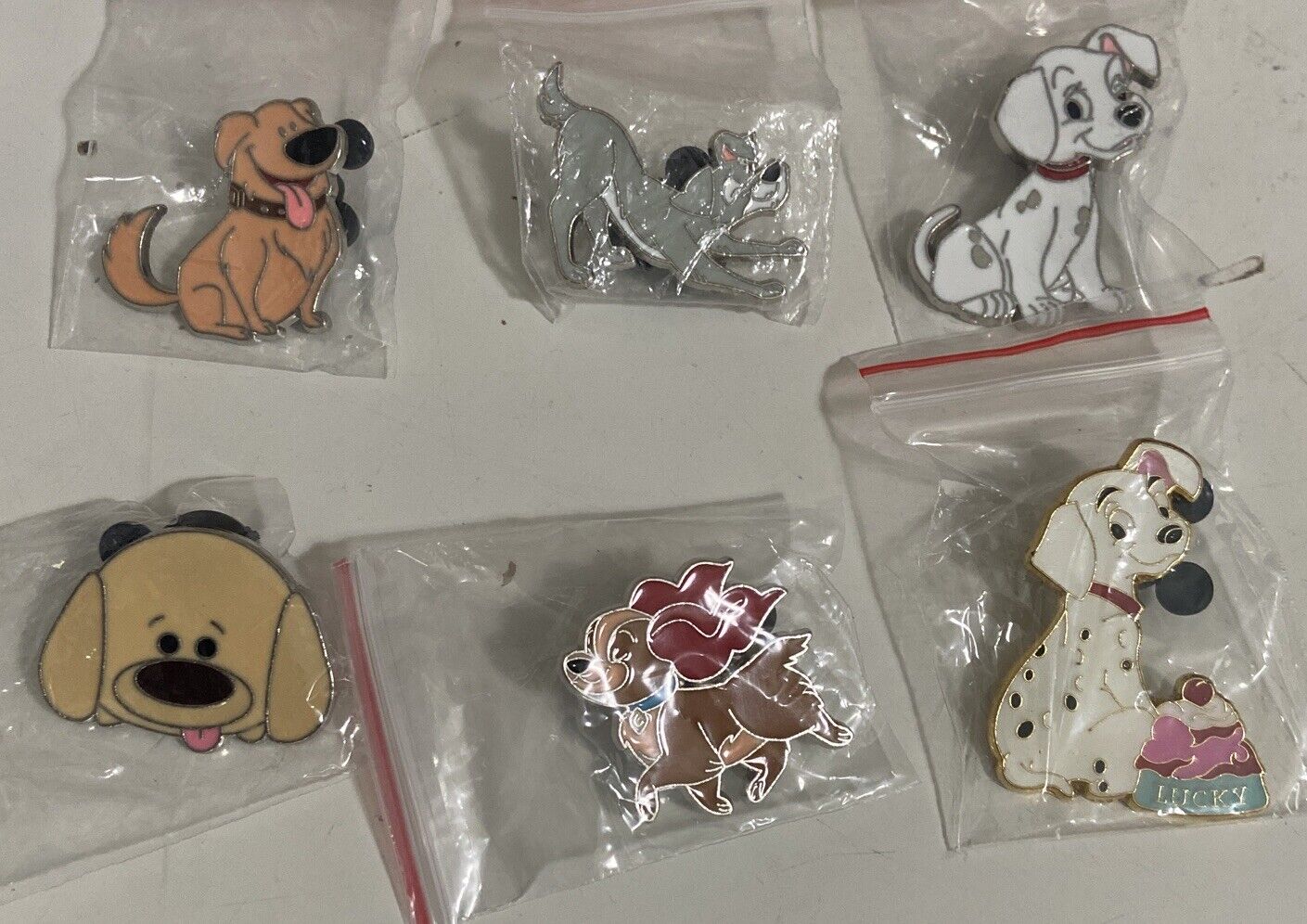 Disney DOGS only Pins lot of 6