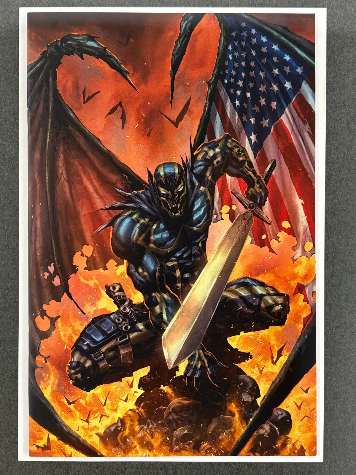 Out of Hell #1 Clayton Crain Dark Veiled Release Virgin NYCC