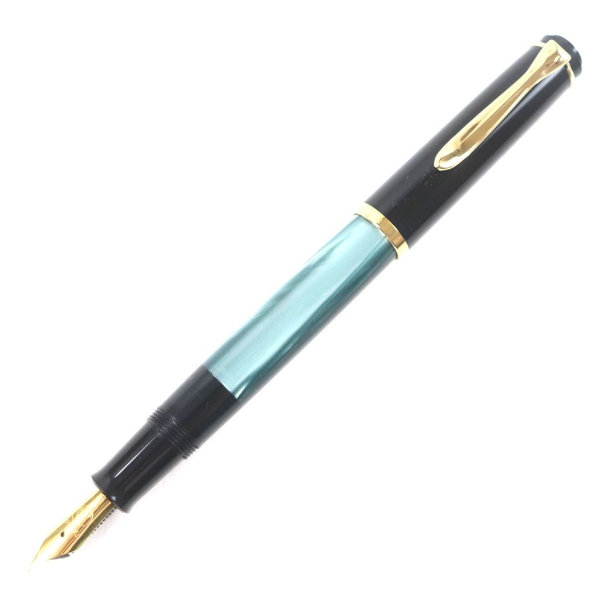 Mint condition PERIKAN M200 Classic fountain pen with EF nib, engraved #0925