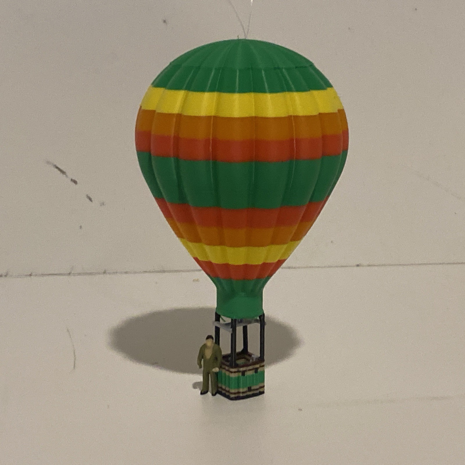 Hot Air Balloon HO Scale Glow 3-D Printed Small4.5” Green Multi color ￼￼