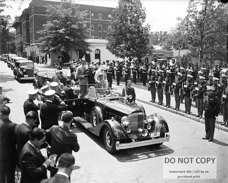 Franklin D Roosevelt Navy Midshipmen 1935 Photo 8x10 Historic Naval Portrait