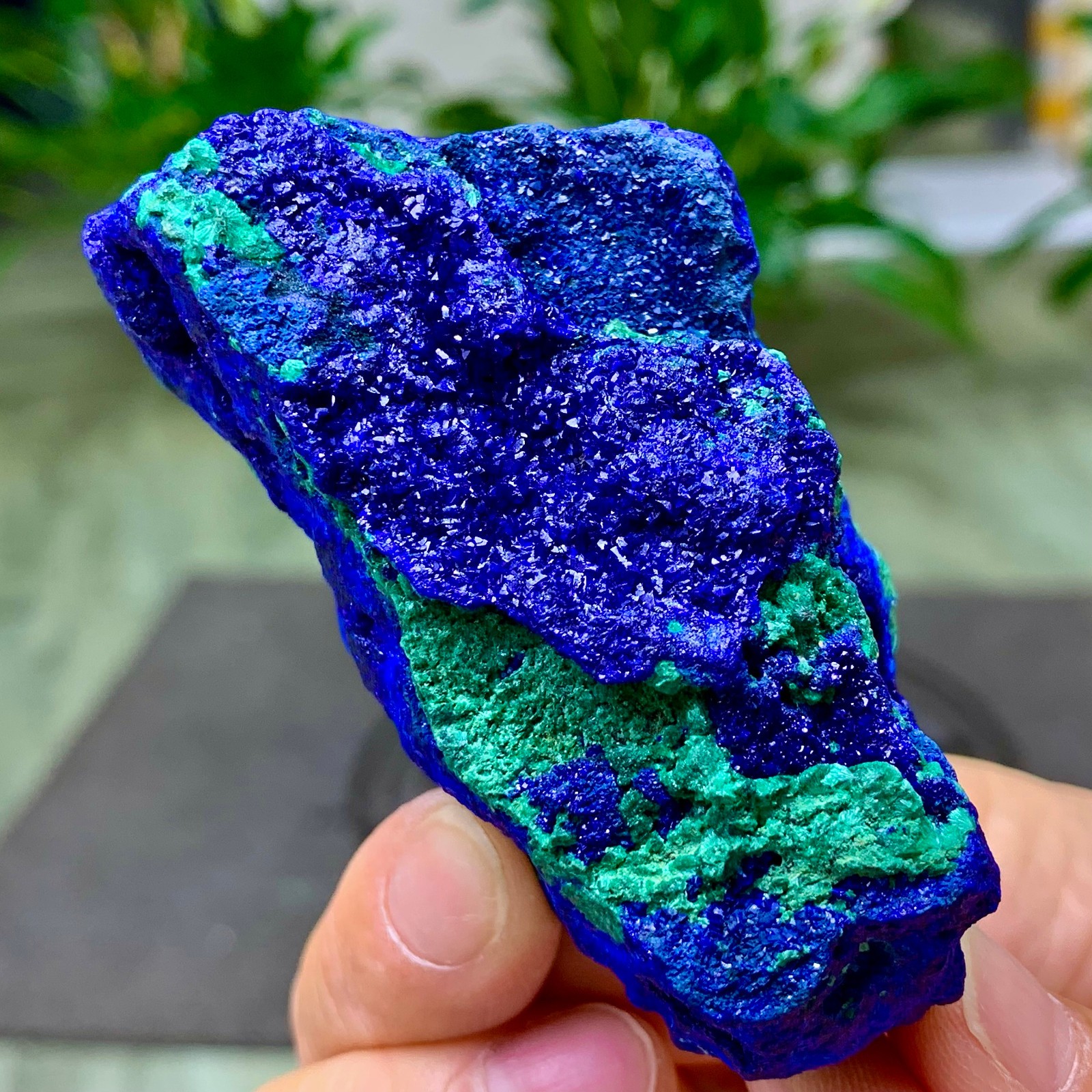 160G BEST NATURAL Azurite/Malachite crystalminerals specimens
