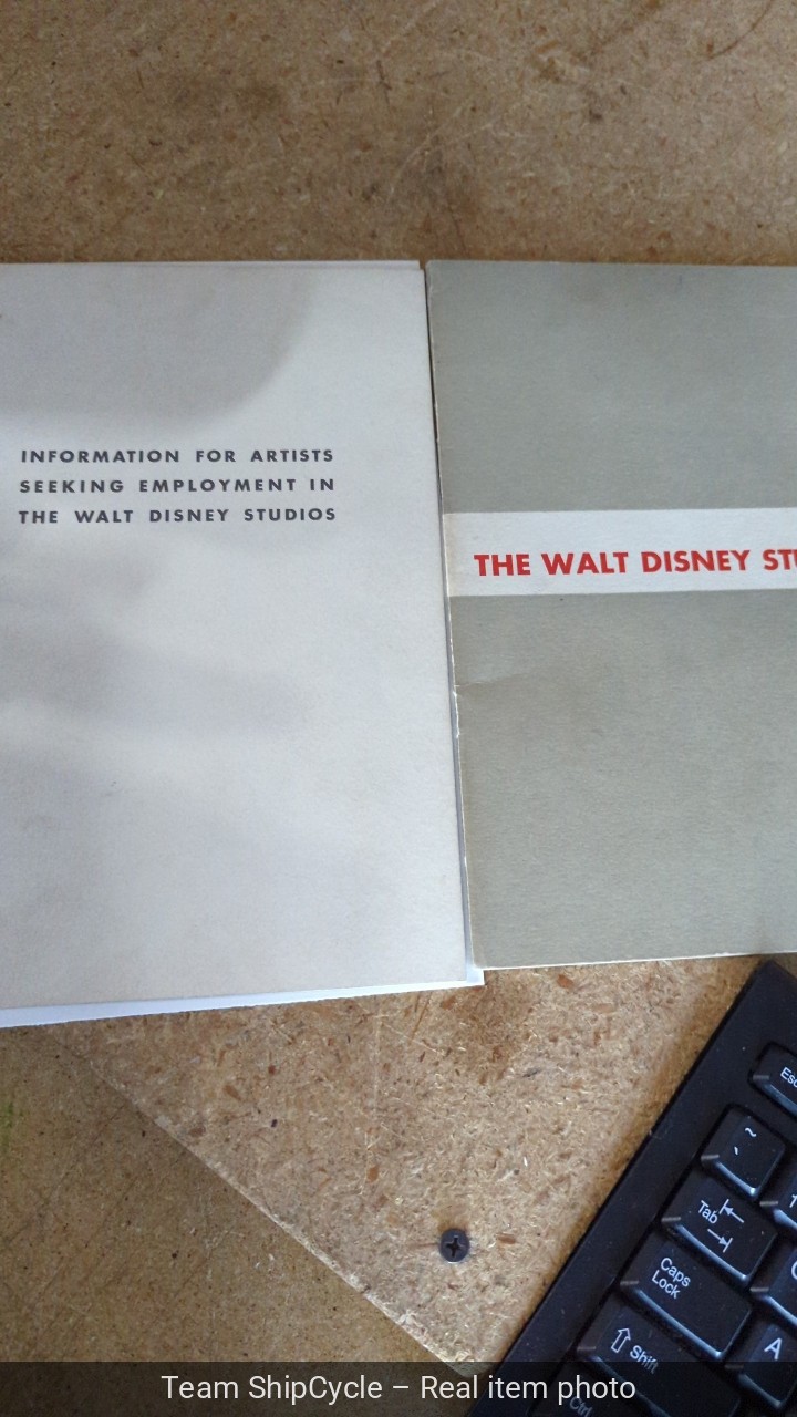 2 Vintage Rare HTF 1938 Disney Employee Manual For Animators Paperback B G2U 2 Vintage Rare HTF 1938 Disney Employee Manual For Animators Paperback B G2U
