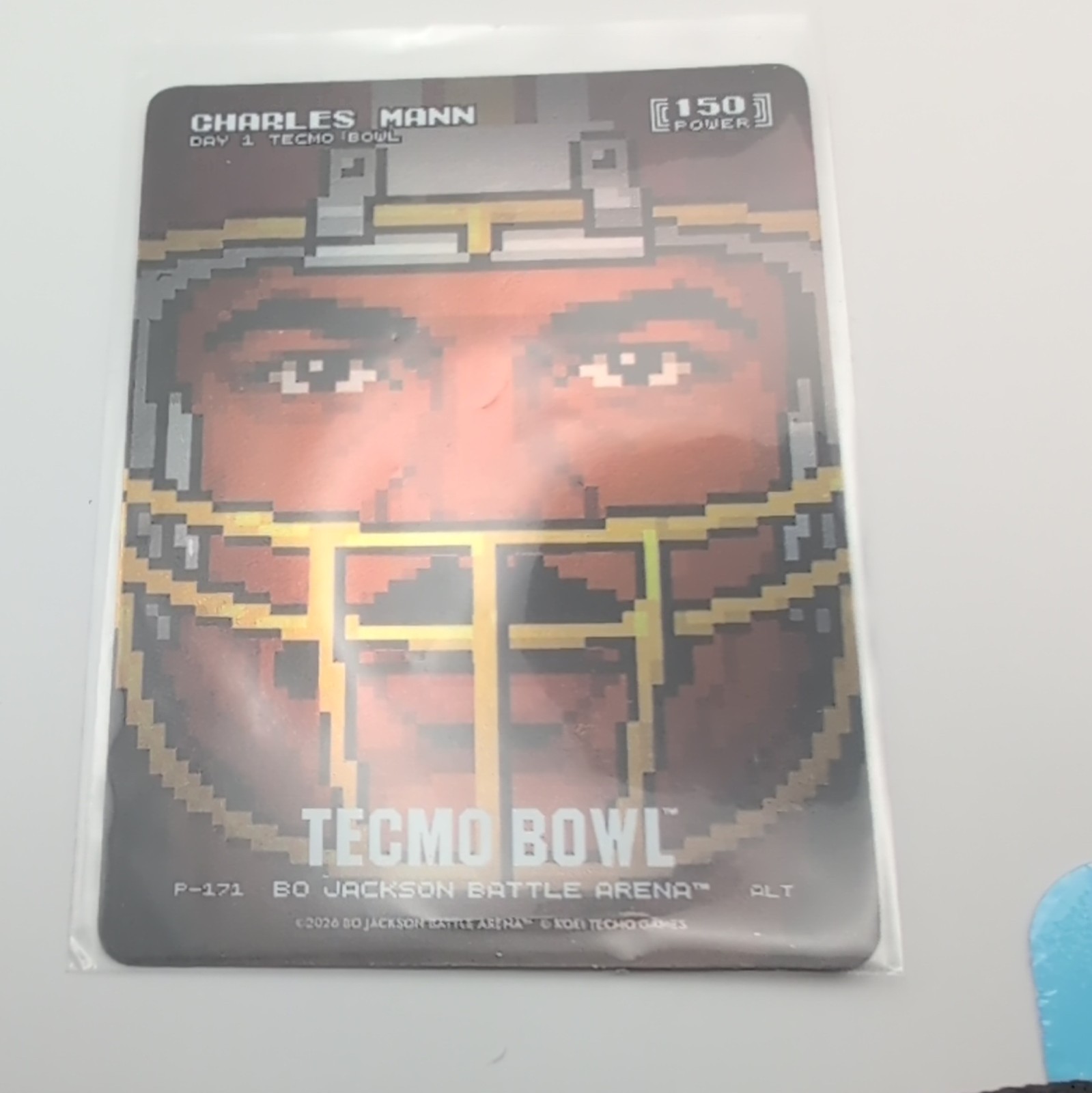 Bo Jackson Battle Arena 2020 Tecmo Bowl Charles Mann Promo Card P-171
