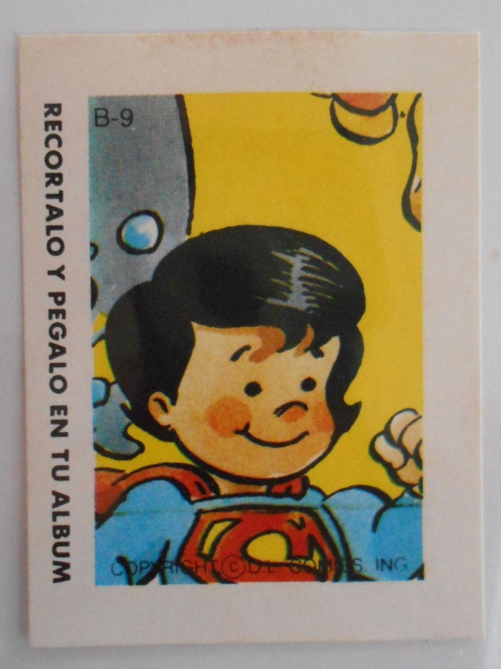 Kid SUPERMAN from ALBUM Mujer Maravilla Wonder Woman Super Amigos SUPERBOY/Young