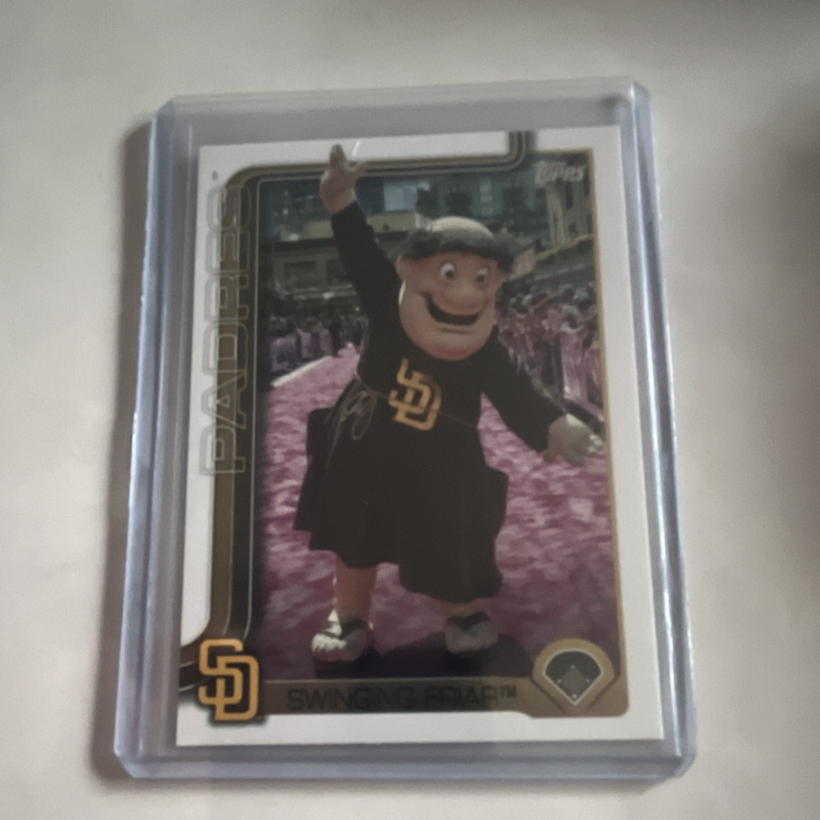 Topps 2023 Series One San Diego Padres Swinging Friar Mascot Card M-20