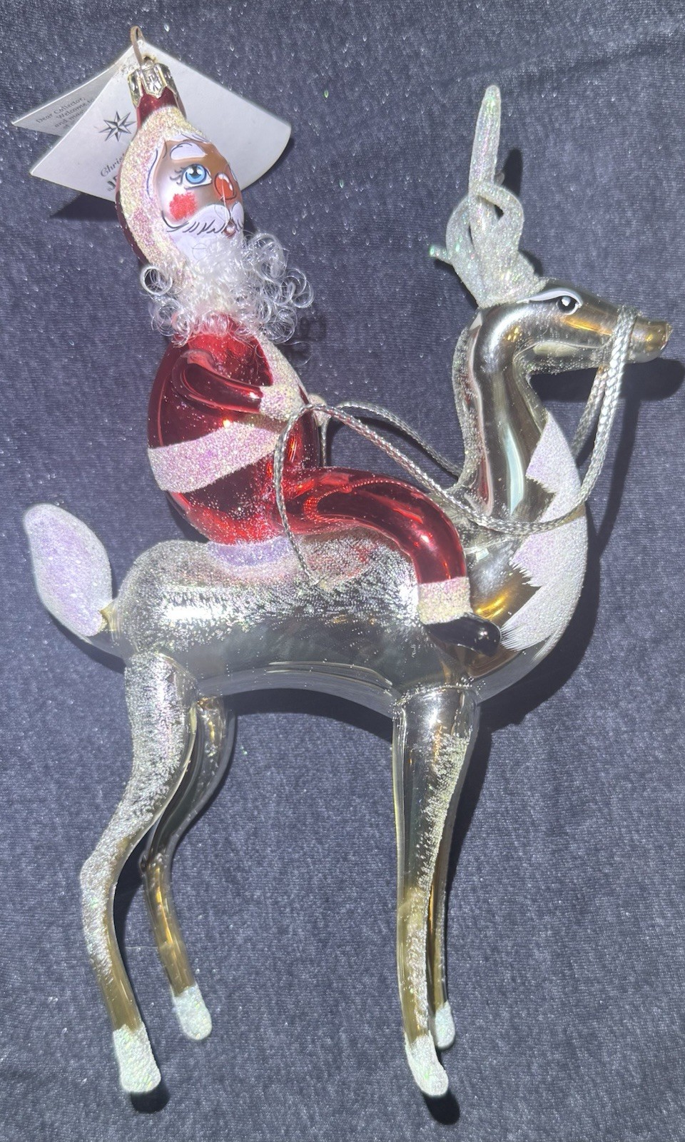 1998 Christoper Radko Sterling Rider 98-SP-39 Italian Ornament Llimited Edition