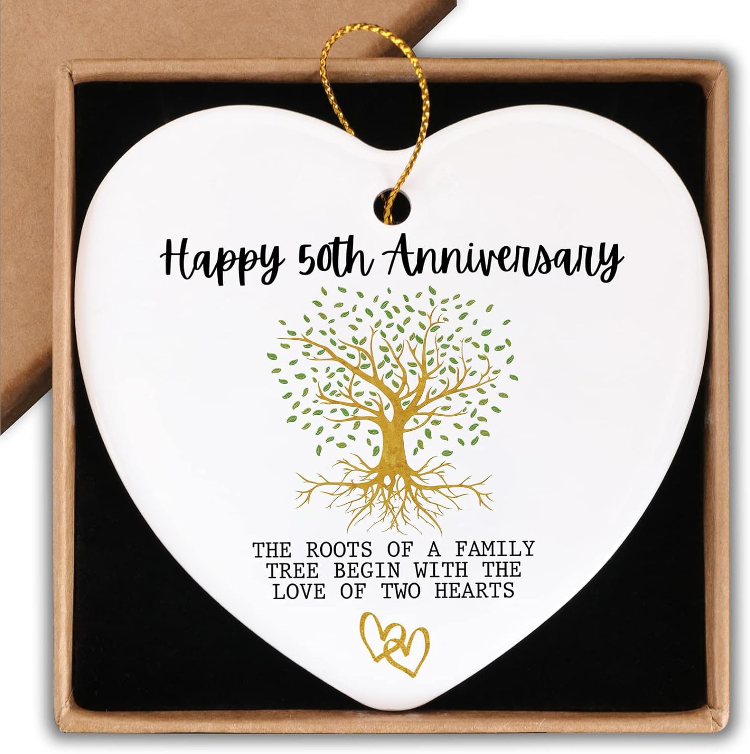 50th Anniversary Marriage Gifts for Couple Happy 50th Anniversary Ornament Keeps