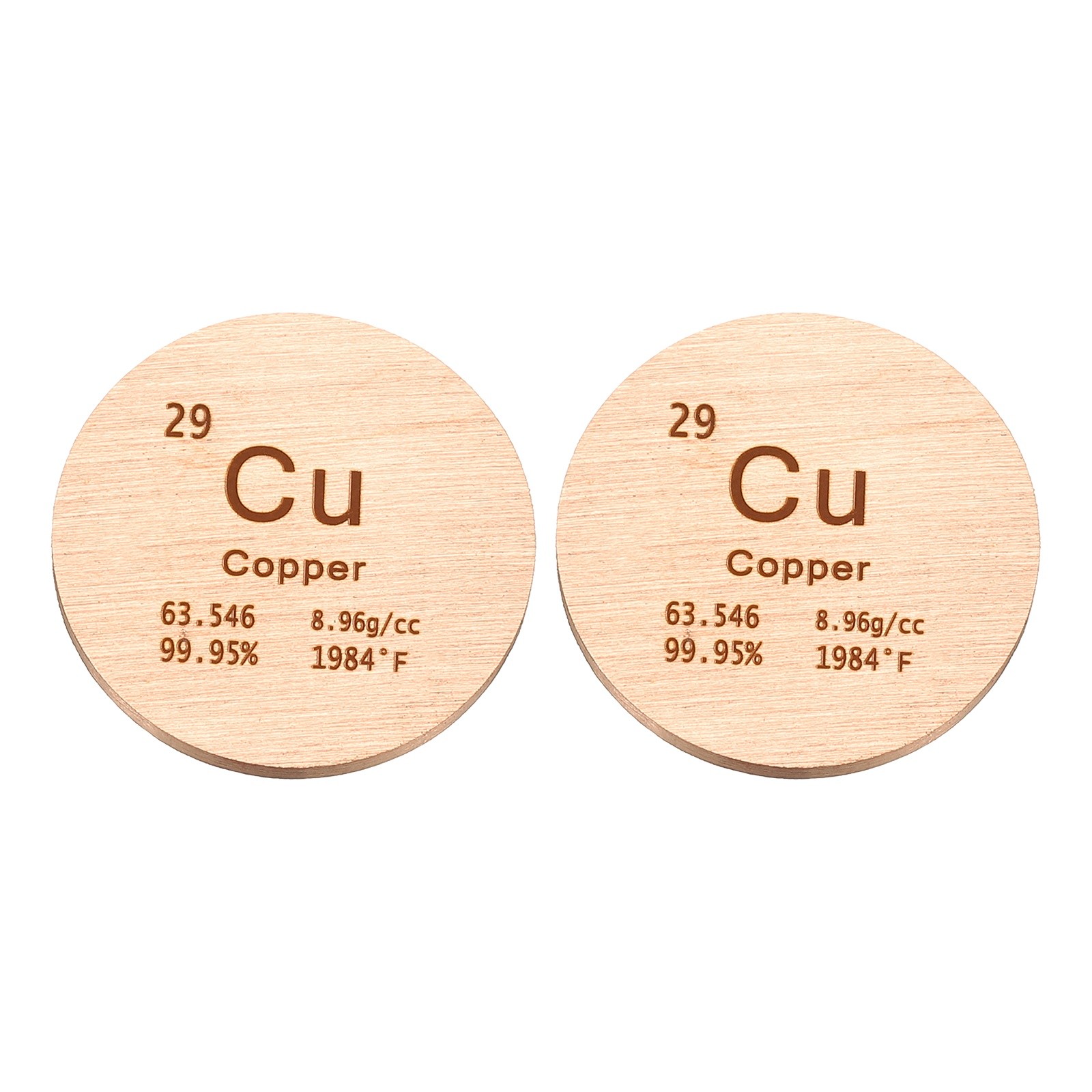 2Pcs Copper Disc 1