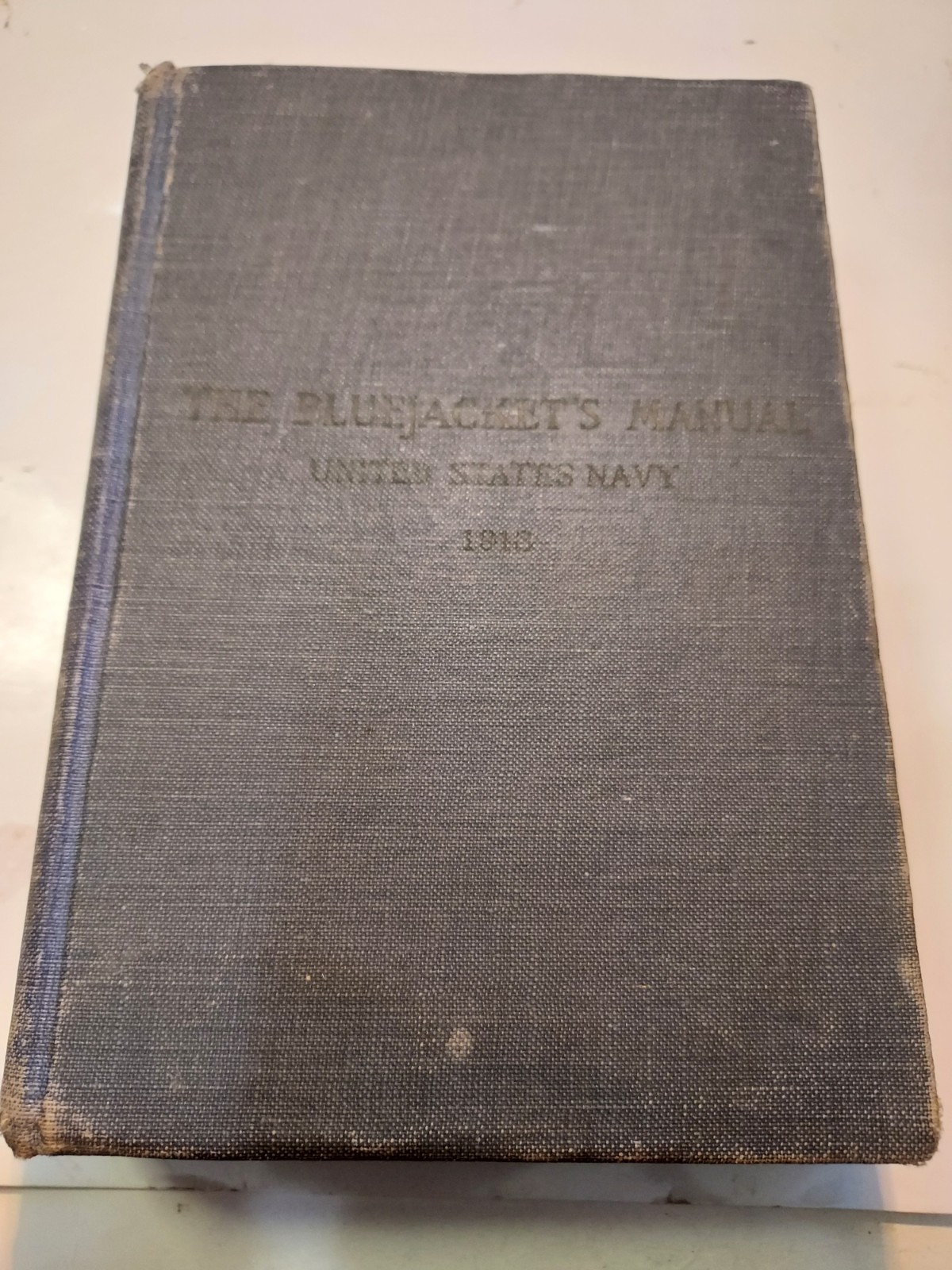 1918 WWI The Bluejacket's Manual, United States Navy, Sixth Edition, Hardcover