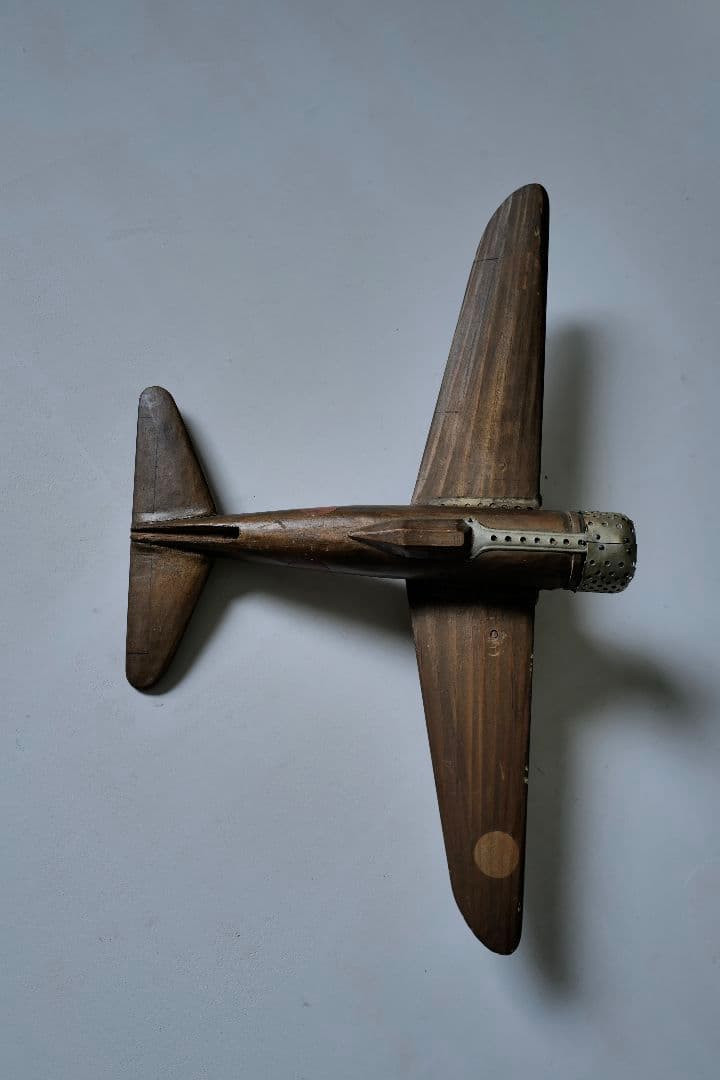 Vintage 1944 Japanese Zero Fighter Wooden Model WWII WW2 Military Army Navy Me