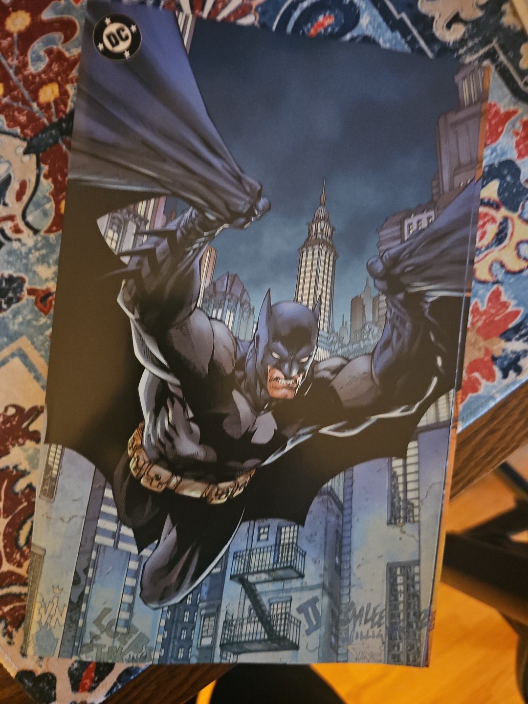 Batman #158 Cover J Jim Lee Connecting Gatefold Virgin Variant NM