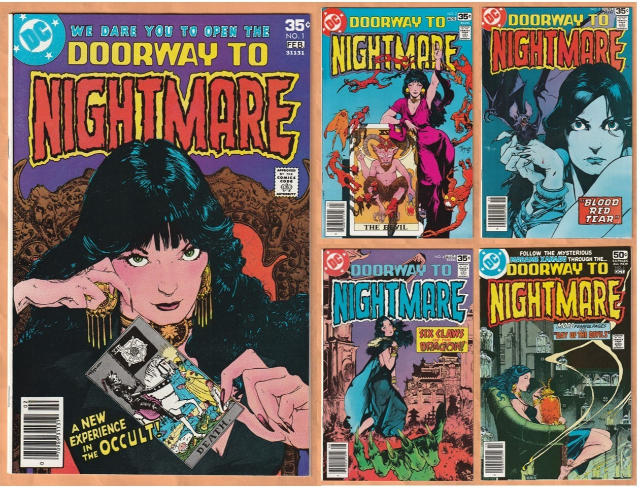 DC DOORWAY TO NIGHTMARE No. 1 2 3 4 5 (1978) 1st Madame Xanadu Complete Set