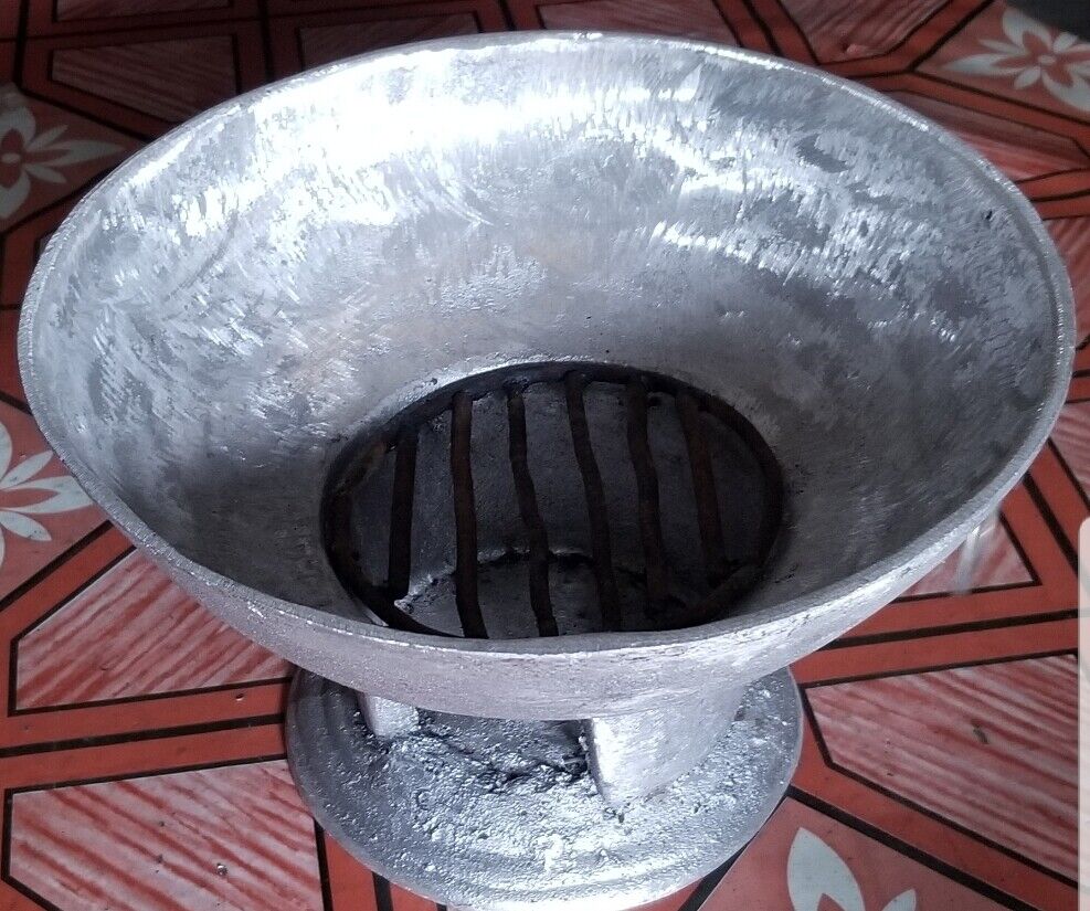 LARGE JAMAICAN COAL STOVE/COAL POT - FROM MONTEGO BAY MARKET- TRADITIONAL TASTE