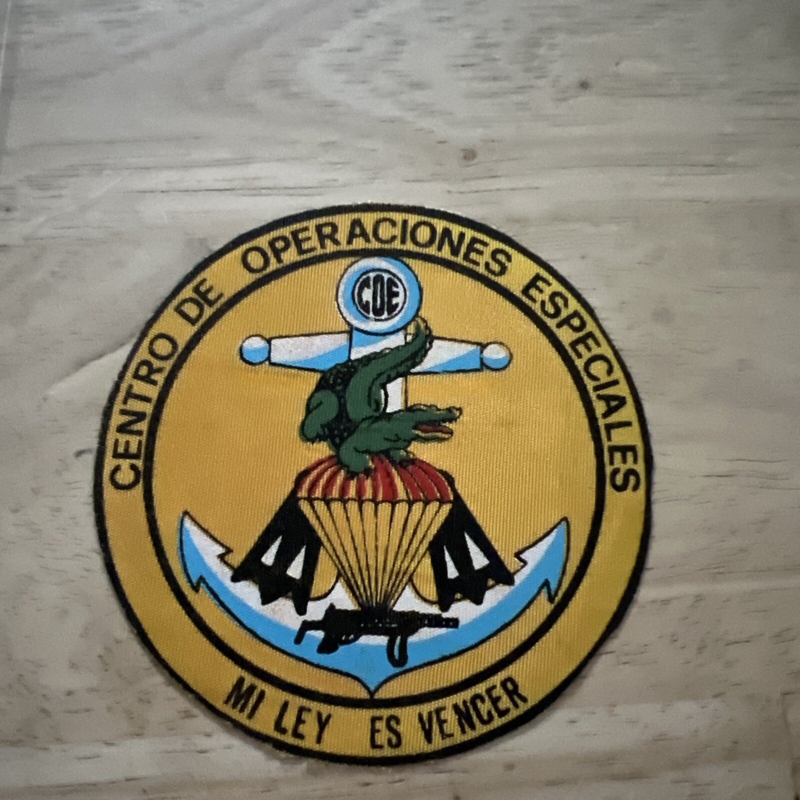 BOLIVIA CENTRO DE OPERACIONES ESPECIALES MI LEY ES VENCER PATCH
