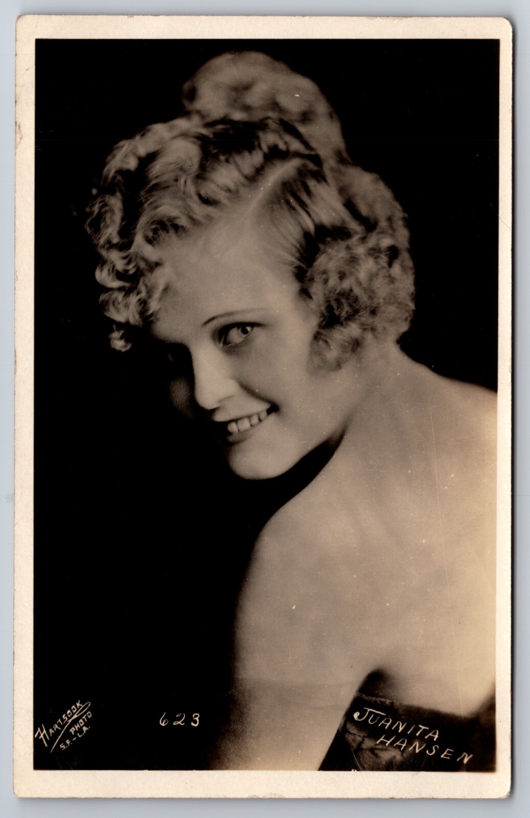 Juanita Hansen American Silent Film Actress c1920 Real Photo RPPC
