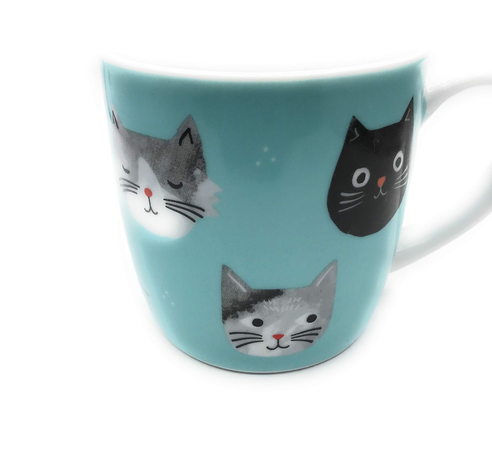 Now Designs Cats Meow Pink Ceramic Mug Animal Kitchen Coffee Drinkware Gift
