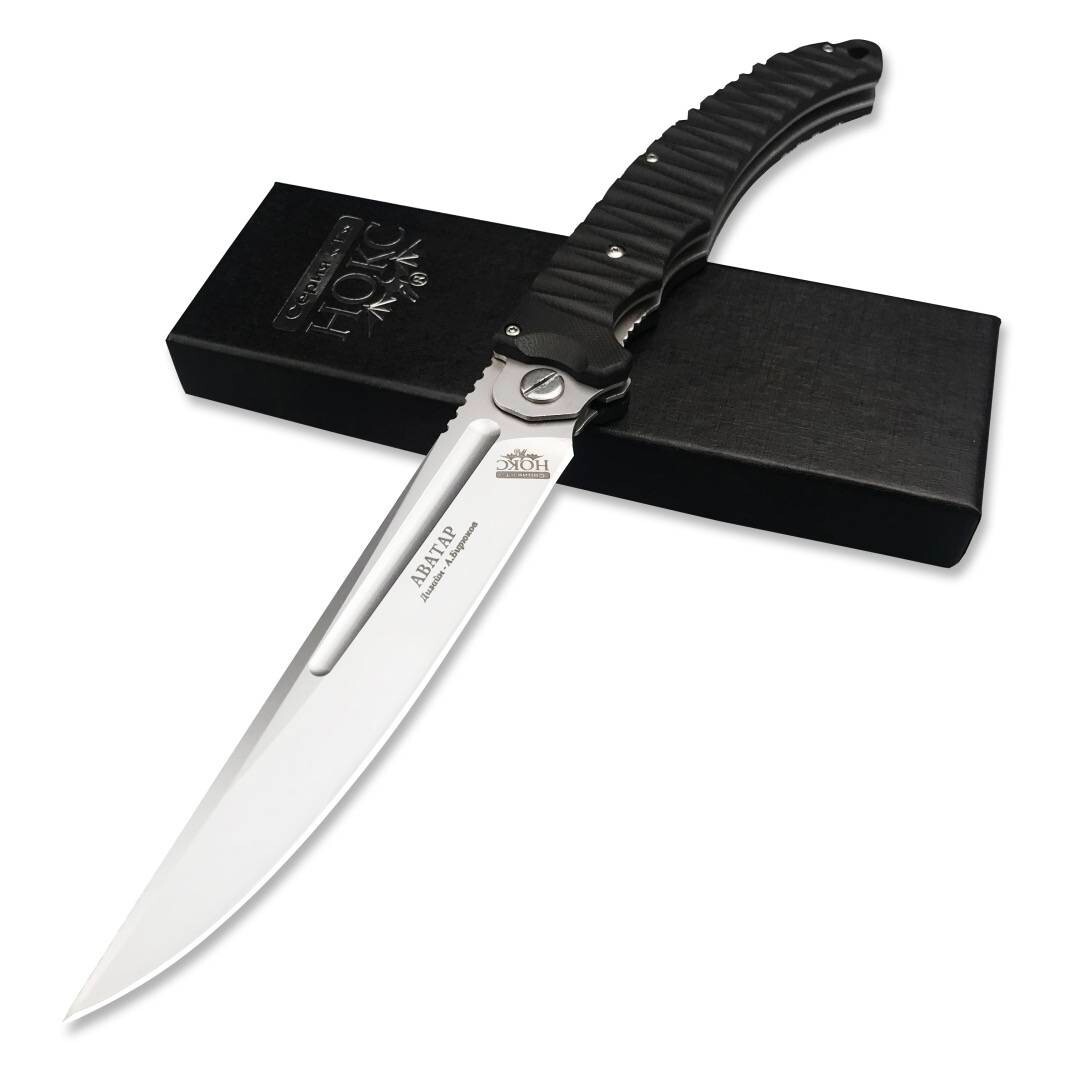 Tactical D2 Blade Russian NOKS HOKC Folding Blade Knife Hunting Camping Survival